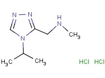 [(4-isopropyl-4H-1,2,4-triazol-3-yl)methyl]methylamine dihydrochloride
