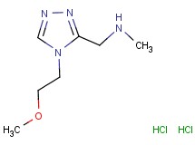 {[4-(2-methoxyethyl)-4H-1,2,4-triazol-3-yl]methyl}methylamine dihydrochloride
