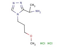 {1-[4-(3-methoxypropyl)-4H-1,2,4-triazol-3-yl]ethyl}amine dihydrochloride