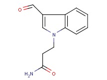 3-(3-formyl-1H-indol-1-yl)propanamide
