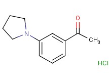 1-[3-(1-pyrrolidinyl)phenyl]ethanone hydrochloride