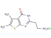 2-(2-aminoethyl)-5,6-dimethylthieno[2,3-d]pyrimidin-4(3H)-one hydrochloride