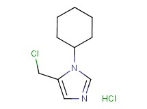 5-(chloromethyl)-1-cyclohexyl-1H-imidazole hydrochloride