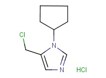 5-(chloromethyl)-1-cyclopentyl-1H-imidazole hydrochloride