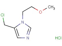 5-(chloromethyl)-1-(2-methoxyethyl)-1H-imidazole hydrochloride