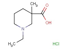 1-ethyl-3-methyl-3-piperidinecarboxylic acid hydrochloride