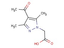 (4-acetyl-3,5-dimethyl-1H-pyrazol-1-yl)acetic acid