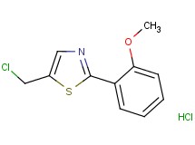 5-(chloromethyl)-2-(2-methoxyphenyl)-1,3-thiazole hydrochloride