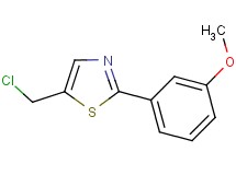 5-(chloromethyl)-2-(3-methoxyphenyl)-1,3-thiazole