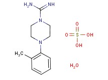 4-(2-methylphenyl)-1-piperazinecarboximidamide sulfate hydrate