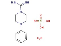 4-phenyl-1-piperazinecarboximidamide sulfate hydrate