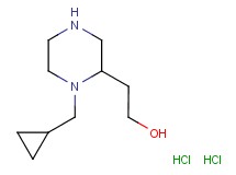 2-[1-(cyclopropylmethyl)-2-piperazinyl]ethanol dihydrochloride