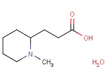 3-(1-methyl-2-piperidinyl)propanoic acid hydrate