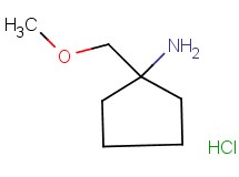 [1-(methoxymethyl)cyclopentyl]amine hydrochloride
