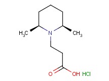3-[cis-2,6-dimethyl-1-piperidinyl]propanoic acid hydrochloride