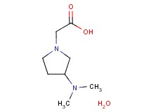 [3-(dimethylamino)-1-pyrrolidinyl]acetic acid hydrate