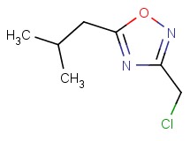3-(chloromethyl)-5-isobutyl-1,2,4-oxadiazole