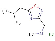 [(5-isobutyl-1,2,4-oxadiazol-3-yl)methyl]methylamine hydrochloride