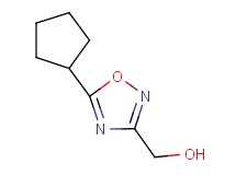 (5-cyclopentyl-1,2,4-oxadiazol-3-yl)methanol
