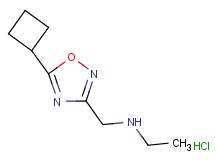 N-[(5-cyclobutyl-1,2,4-oxadiazol-3-yl)methyl]ethanamine hydrochloride