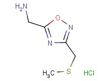 ({3-[(methylthio)methyl]-1,2,4-oxadiazol-5-yl}methyl)amine hydrochloride
