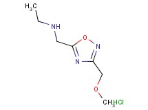 N-{[3-(methoxymethyl)-1,2,4-oxadiazol-5-yl]methyl}ethanamine hydrochloride