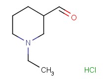 1-ethyl-3-piperidinecarbaldehyde hydrochloride