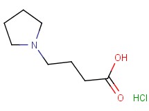 4-(1-pyrrolidinyl)butanoic acid hydrochloride