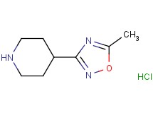 4-(5-methyl-1,2,4-oxadiazol-3-yl)piperidine hydrochloride