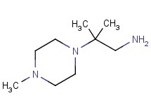 2-methyl-2-(4-methyl-1-piperazinyl)-1-propanamine