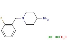 1-(2-fluorobenzyl)-4-piperidinamine dihydrochloride hydrate