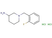 1-(2-fluorobenzyl)-3-piperidinamine dihydrochloride