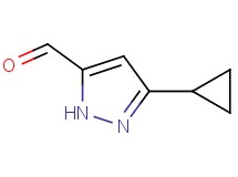 3-cyclopropyl-1H-pyrazole-5-carbaldehyde