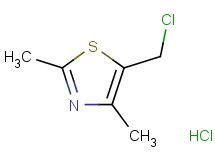5-(chloromethyl)-2,4-dimethyl-1,3-thiazole hydrochloride