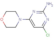 4-chloro-6-(4-morpholinyl)-2-pyrimidinamine