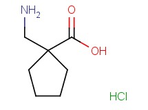 1-(aminomethyl)cyclopentanecarboxylic acid hydrochloride
