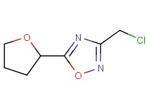 3-(chloromethyl)-5-(tetrahydro-2-furanyl)-1,2,4-oxadiazole