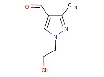 1-(2-hydroxyethyl)-3-methyl-1H-pyrazole-4-carbaldehyde