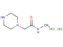 N-methyl-2-(1-piperazinyl)acetamide dihydrochloride