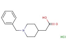 (1-benzyl-4-piperidinyl)acetic acid hydrochloride
