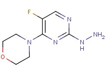 4-(5-fluoro-2-hydrazinopyrimidin-4-yl)morpholine