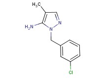 1-(3-chlorobenzyl)-4-methyl-1H-pyrazol-5-amine