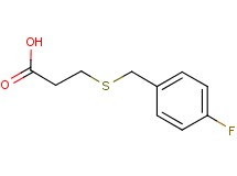 3-[(4-fluorobenzyl)thio]propanoic acid