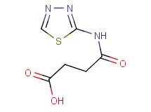 4-oxo-4-(1,3,4-thiadiazol-2-ylamino)butanoic acid