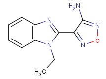 4-(1-ethyl-1H-benzimidazol-2-yl)-1,2,5-oxadiazol-3-amine