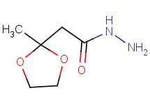 2-(2-methyl-1,3-dioxolan-2-yl)acetohydrazide