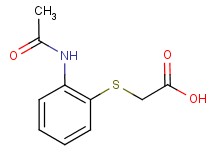 {[2-(acetylamino)phenyl]thio}acetic acid