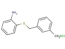 {2-[(3-methylbenzyl)thio]phenyl}amine hydrochloride