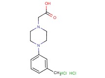 [4-(3-methylphenyl)-1-piperazinyl]acetic acid dihydrochloride