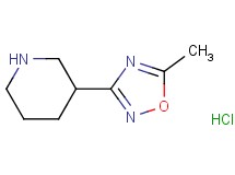 3-(5-methyl-1,2,4-oxadiazol-3-yl)piperidine hydrochloride